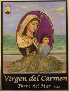 Lee más sobre el artículo Cartel Salida Procesional Virgen del Carmen, Torre del Mar 2013.