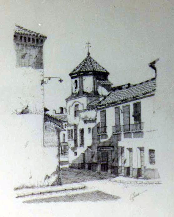 Rincon Veleño - Exposición Caja de Ahorros Provincial 1992 (Tinta 50 x 20 cm.)
