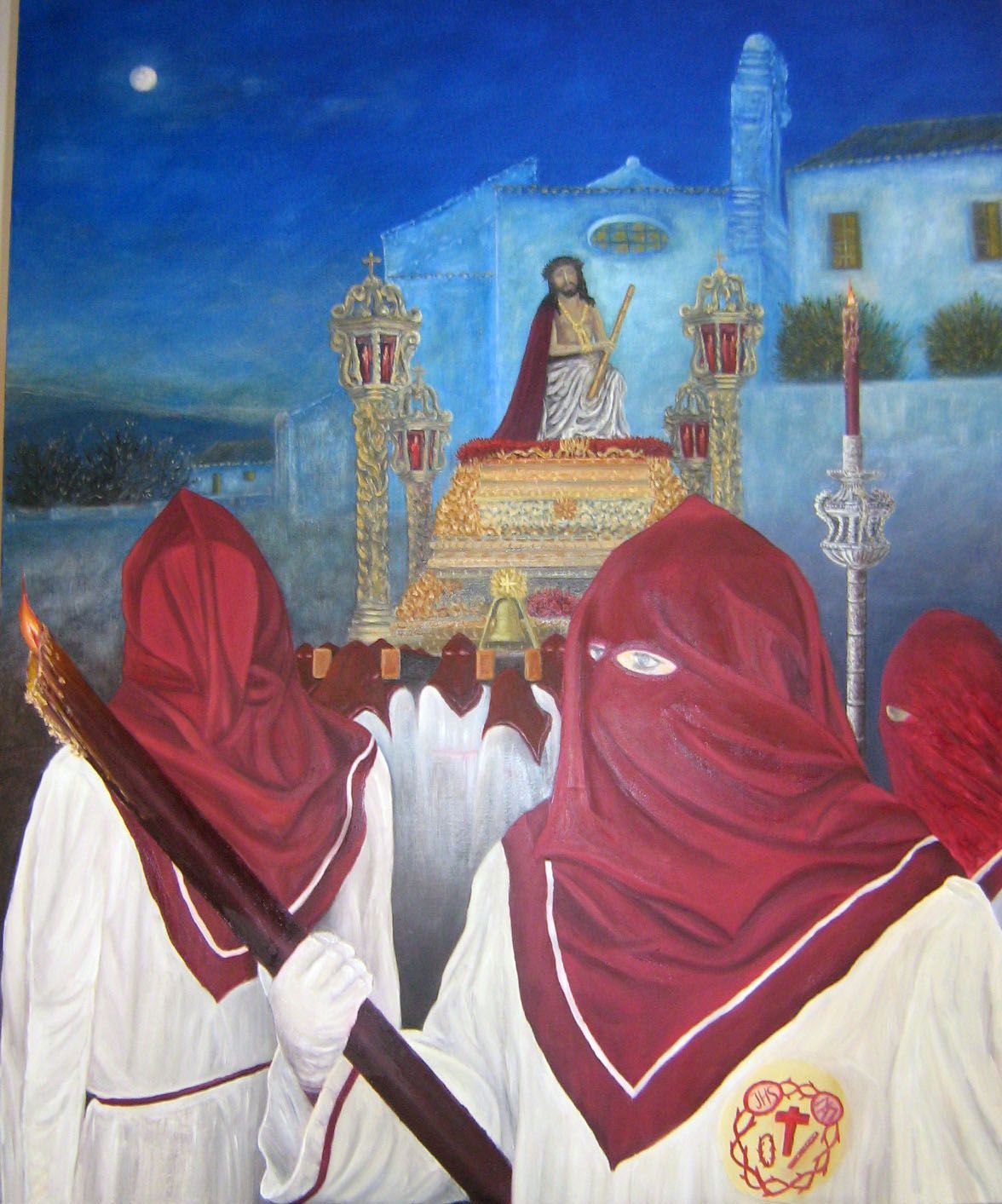 Cartel salida Procesional Cofradía Coronado de Espinas de Vélez-Málaga 2007