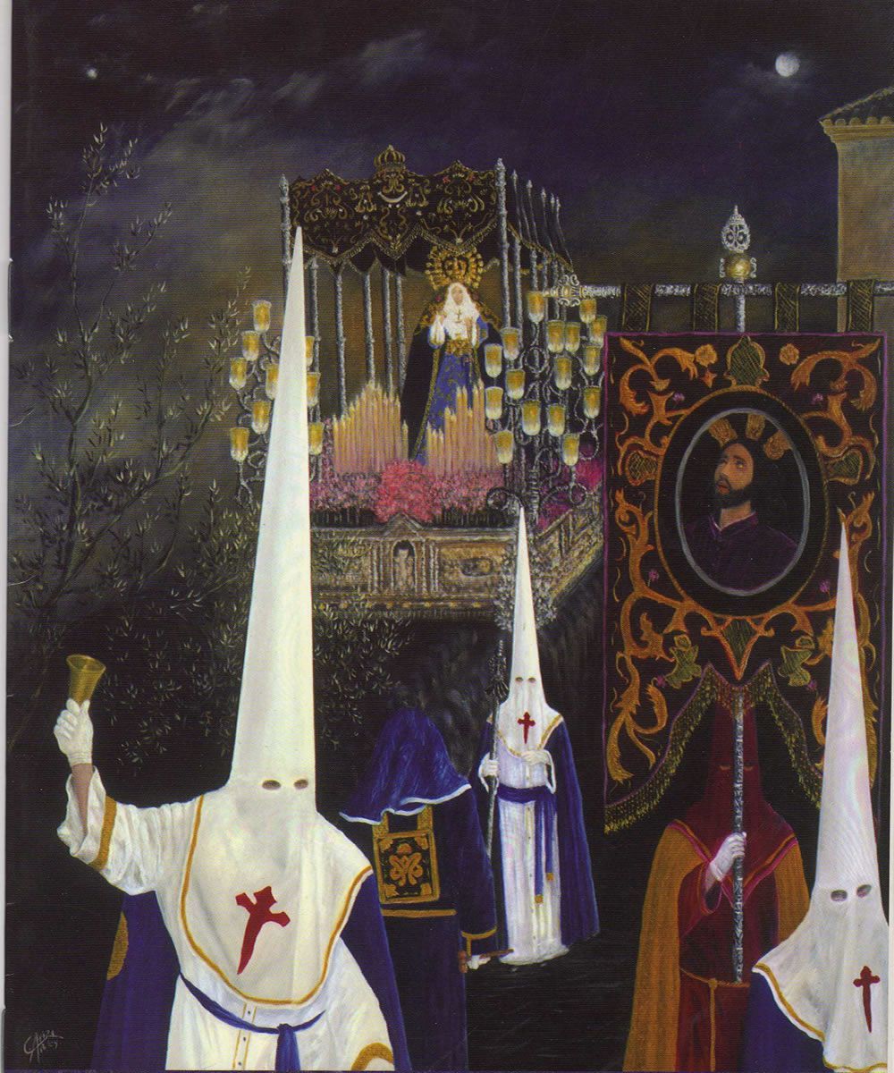 Cartel Salida Procesioanl Cofradía Huerto y Desamparados Vélez-Málaga 2005