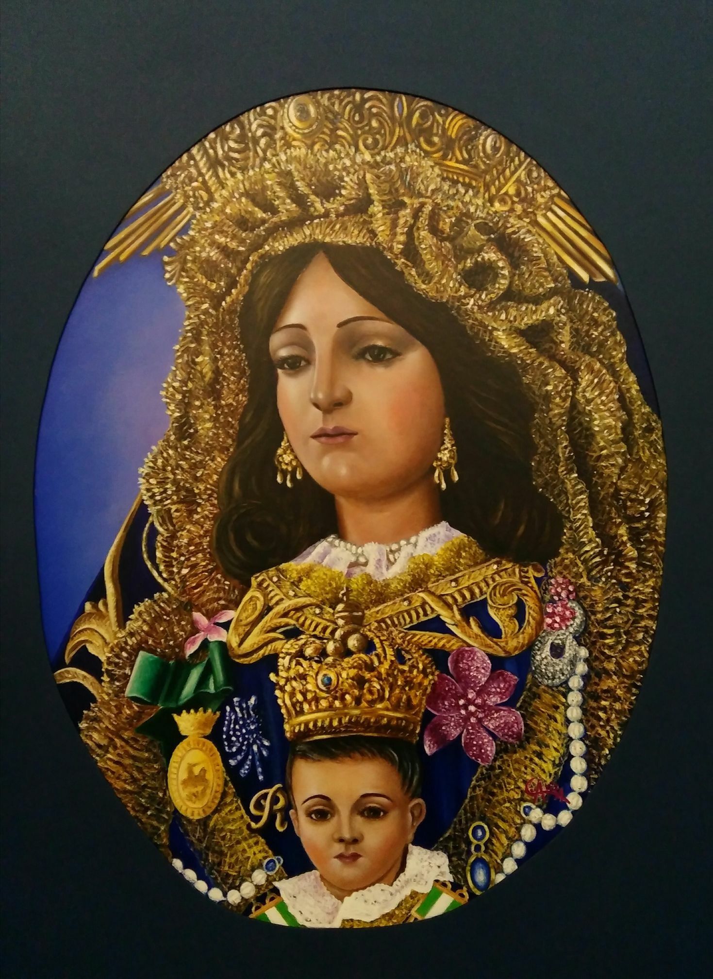 Estandarte Santísima Virgen de los Remedios de Vélez-Málaga