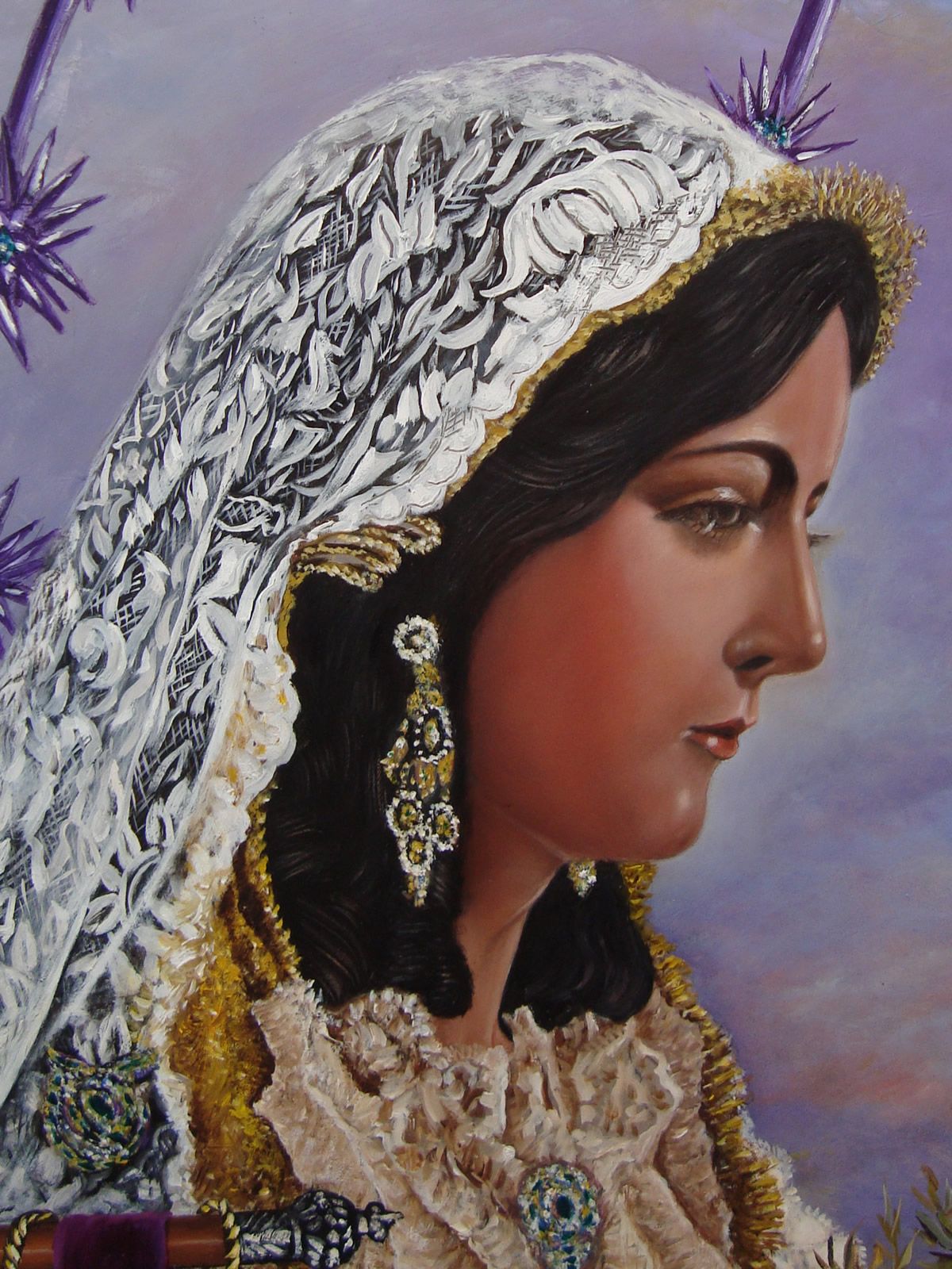 Lee más sobre el artículo Cartel Salida Procesional Virgen del Rocío 2012, Vélez-Málaga.