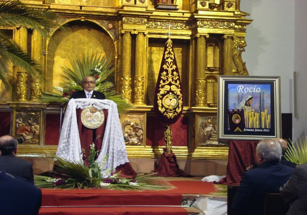 Presentación del Cartel y Pregón Cofradía Pollinica y Rocío 2012