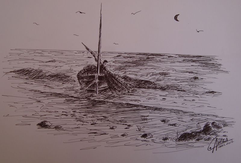 Ilustración libro Poemillas Marineros 4