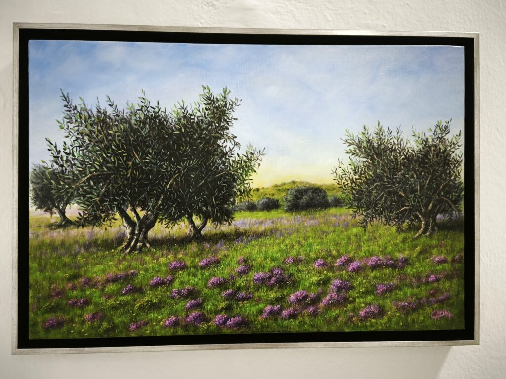 Carlos Ariza, Inauguración de la Exposición "Entre Verdes y Violáceos", Nerja 2025