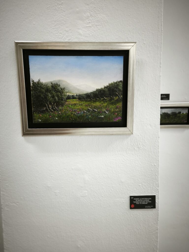Carlos Ariza, Inauguración de la Exposición "Entre Verdes y Violáceos", Nerja 2025