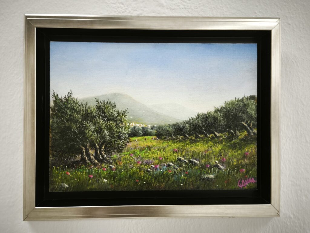 Carlos Ariza, Inauguración de la Exposición "Entre Verdes y Violáceos", Nerja 2025