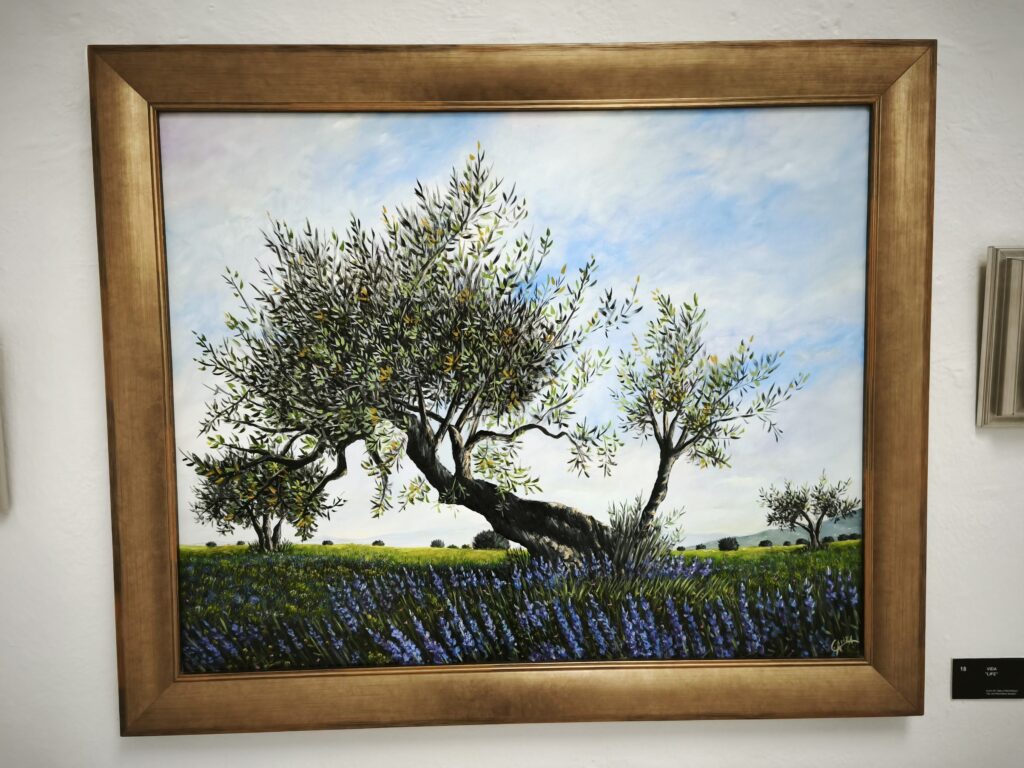 Carlos Ariza, Inauguración de la Exposición "Entre Verdes y Violáceos", Nerja 2025