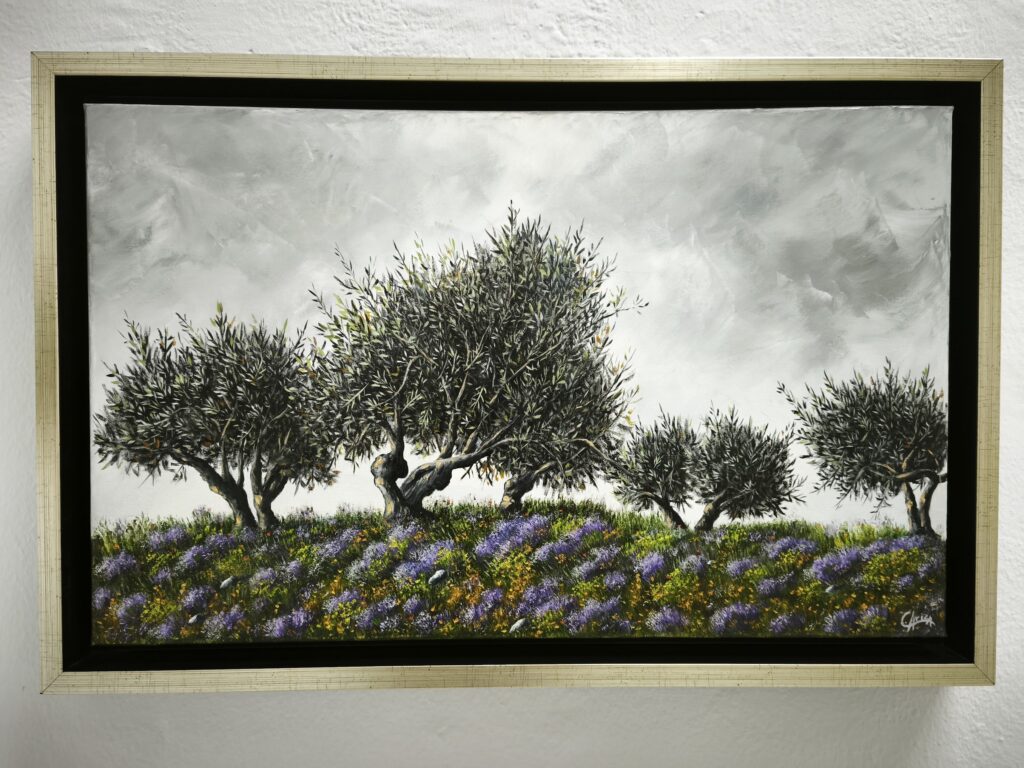 Carlos Ariza, Inauguración de la Exposición "Entre Verdes y Violáceos", Nerja 2025