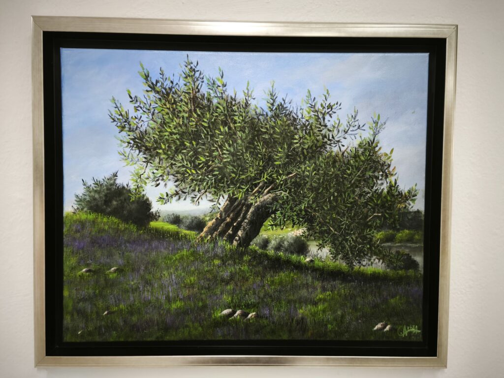 Carlos Ariza, Inauguración de la Exposición "Entre Verdes y Violáceos", Nerja 2025