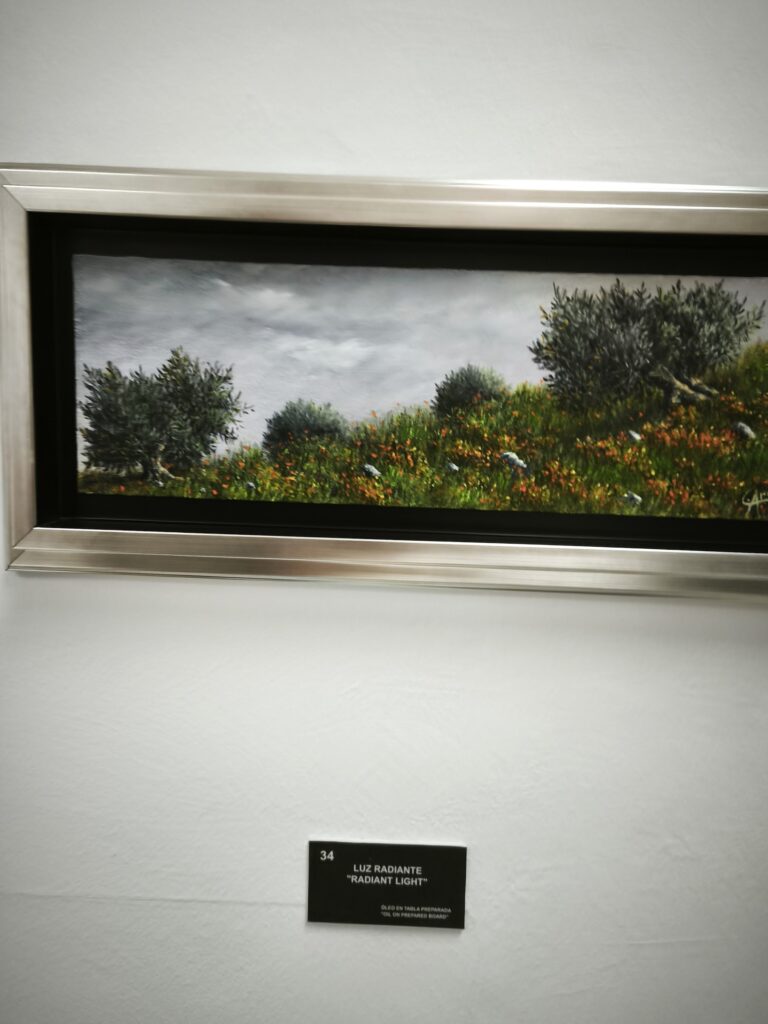 Carlos Ariza, Inauguración de la Exposición "Entre Verdes y Violáceos", Nerja 2025