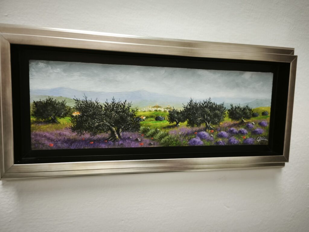 Carlos Ariza, Inauguración de la Exposición "Entre Verdes y Violáceos", Nerja 2025