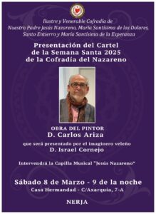 Lee más sobre el artículo Acto de Presentación del Cartel oficial Semana Santa Nerja 2025
