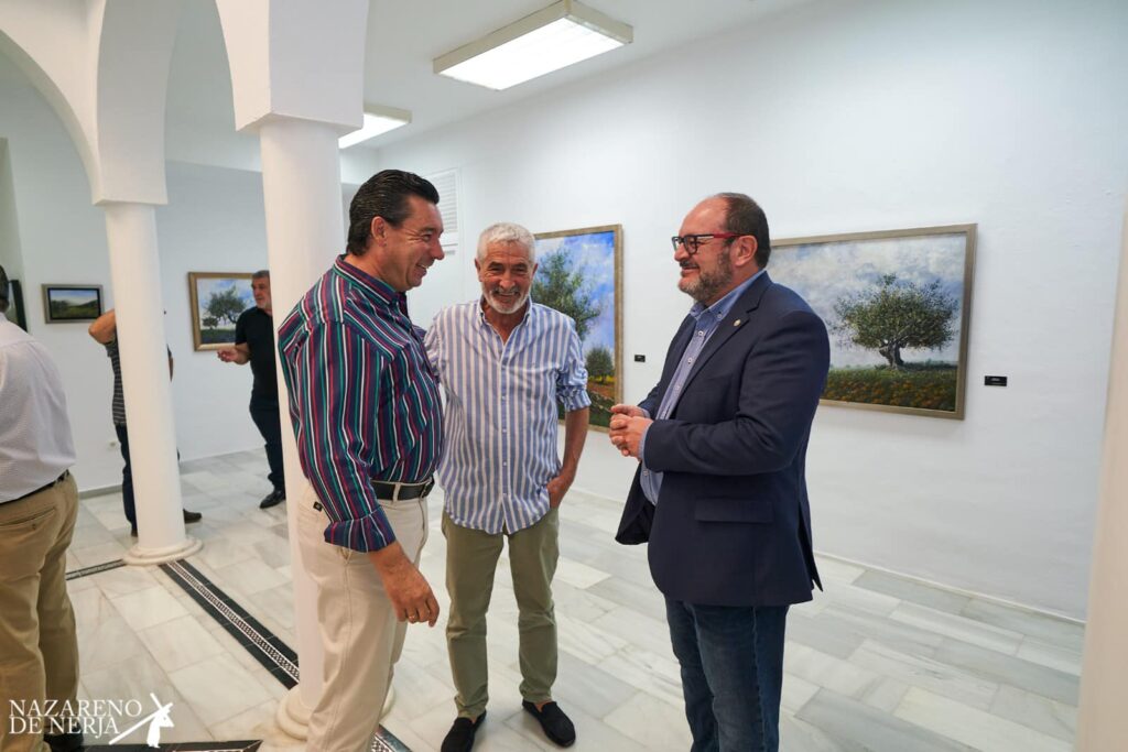 Carlos Ariza, Inauguración de la Exposición "Entre Verdes y Violáceos", Nerja 2025